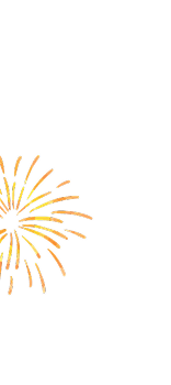 左下の花火のイラスト