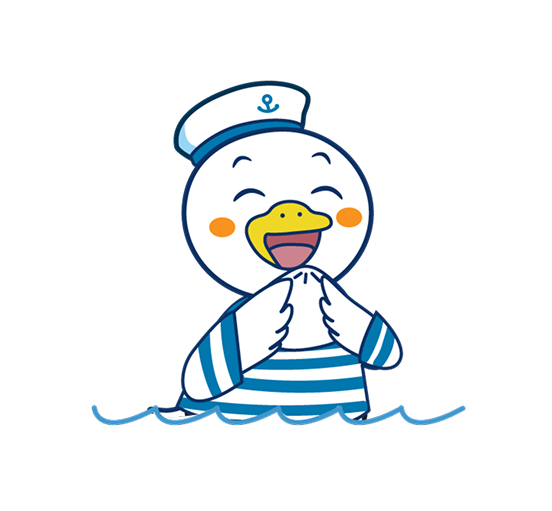 ハマナビサービスの案内キャラクター